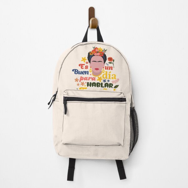 Item preview, Floral Frida Kahlo "Es un buen día para hablar español" for Spanish Teacher, Spanish Class or Hispanic Heritage Month. designed and sold by CarolsClassroom.