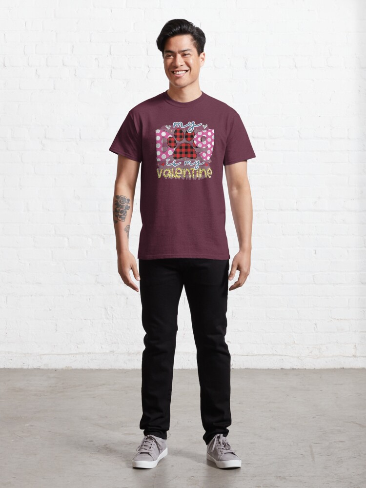 Alternate view of Vday Dogs, Has Paws Classic T-Shirt
