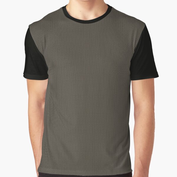 Gray-Taupe Weave Pattern by Julie Everhart Graphic T-Shirt
