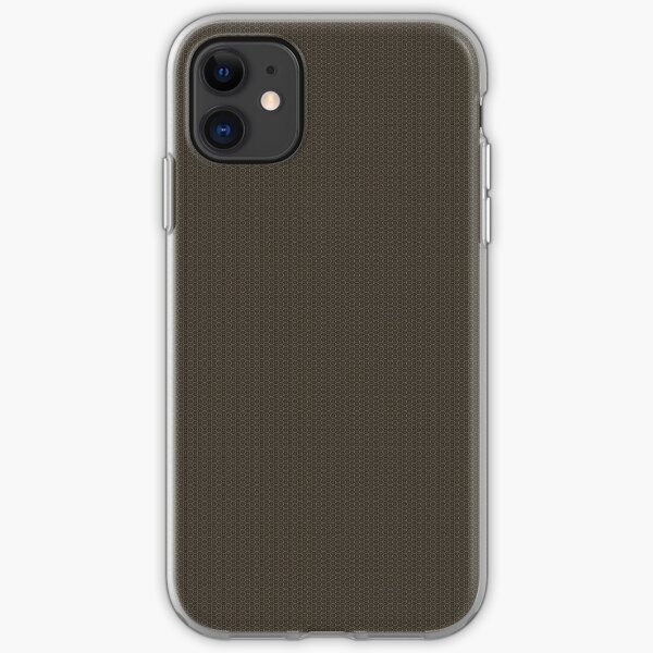 Gray-Taupe Weave Pattern by Julie Everhart iPhone Soft Case
