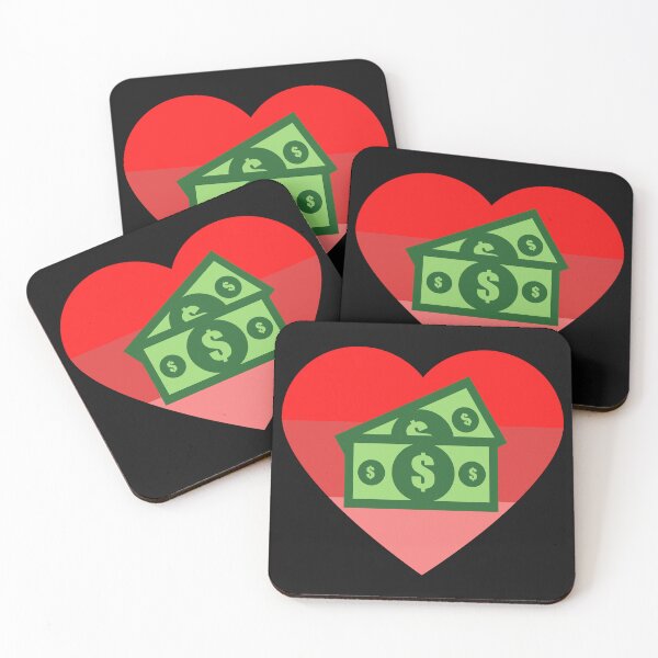 Item preview, money sunset heart designed and sold by Highhocreations.