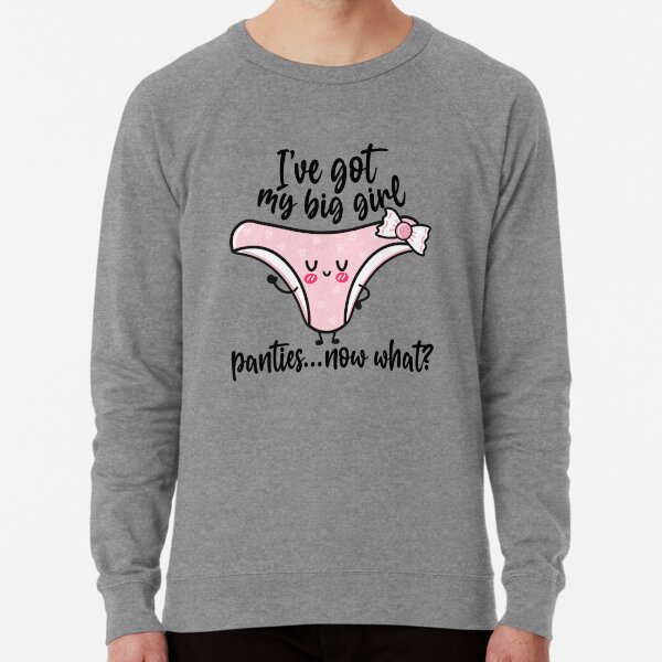 I Wear My Panties On My Head Long Sleeve T Shirt by QWERTYPie