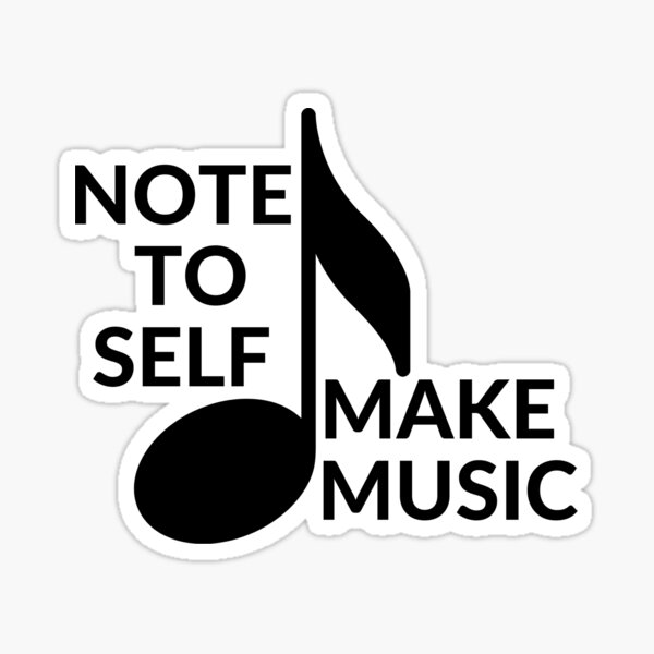 Artikel-Vorschau von HINWEIS ZUM SELBST MUSIK MACHEN, designt und verkauft von RobbiesMusic.