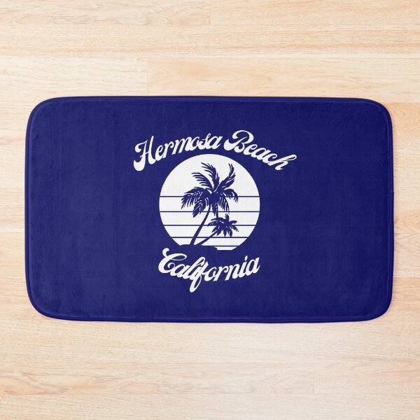 Item preview, Hermosa Beach California (White + Navy) designed and sold by Just-Basic.