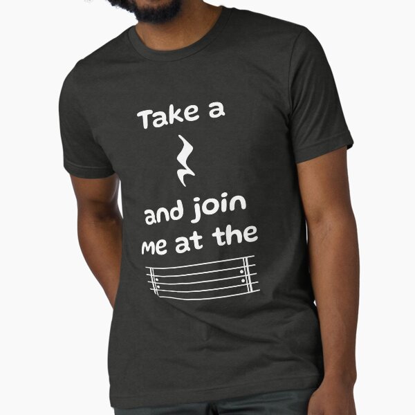 Take a rest and join me at the bar - wh Tri-blend T-Shirt