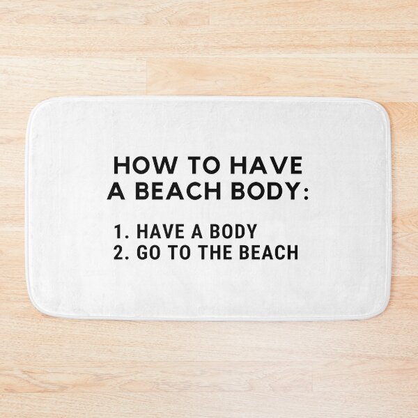 Item preview, Funny Beach Body Phrase designed and sold by JanesCreations.