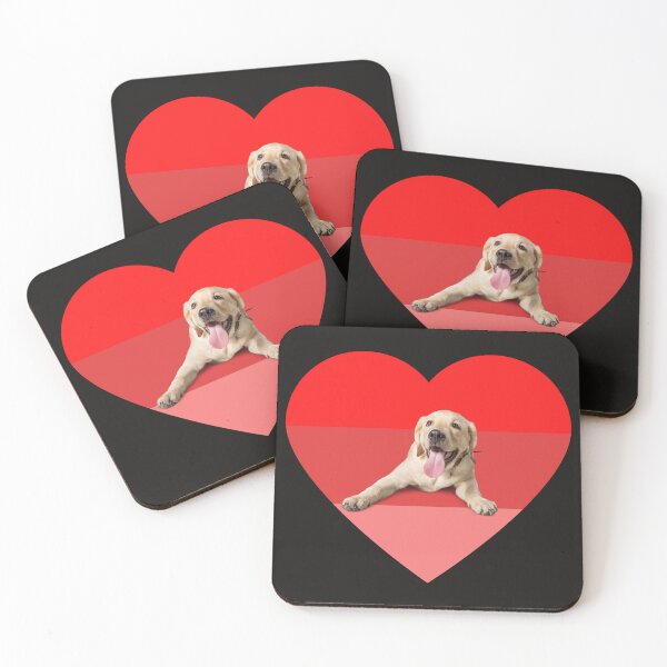 Item preview, puppy heart sunset designed and sold by Highhocreations.