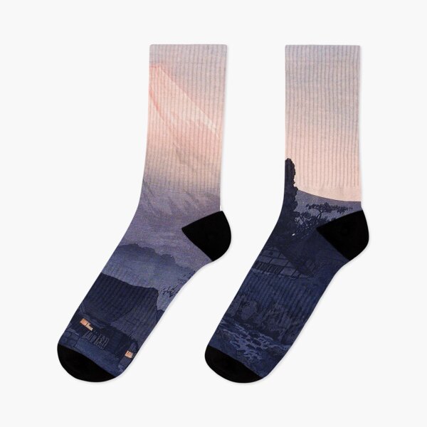 Item preview,  Mount Fuji From Mizukubo (1932) by Hiroaki Takahashi Purple edition designed and sold by theartsycamper.