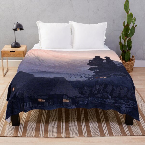 Item preview, Mount Fuji From Mizukubo (1932) by Hiroaki Takahashi Purple edition designed and sold by theartsycamper.