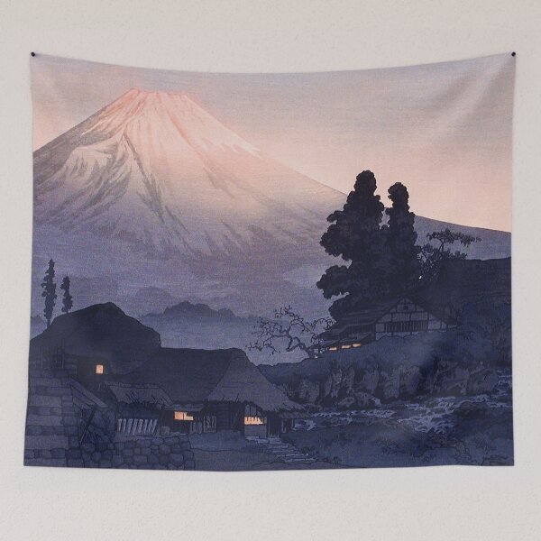 Item preview,  Mount Fuji From Mizukubo (1932) by Hiroaki Takahashi Purple edition designed and sold by theartsycamper.