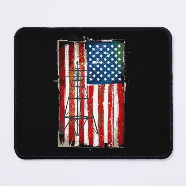 Item preview, Red Transmission Tower American Flag designed and sold by rachidhaz.