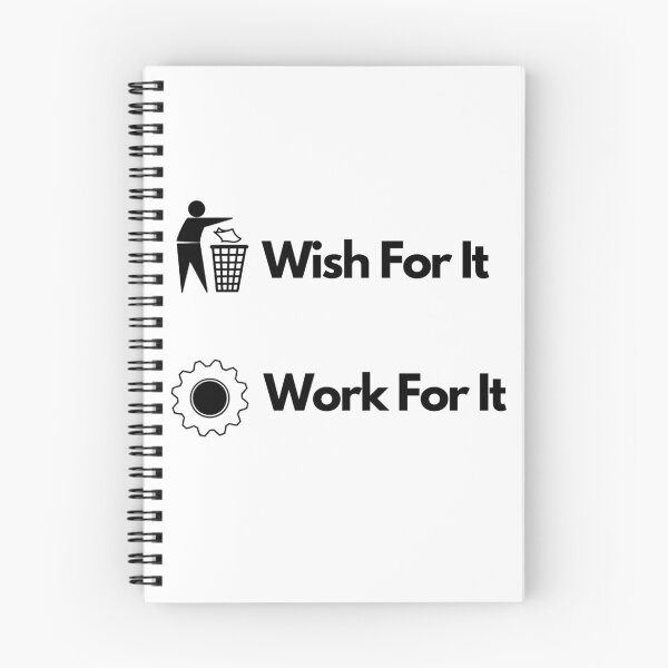 Item preview, Don't Wish For It, Work For It designed and sold by ayoubweebly.