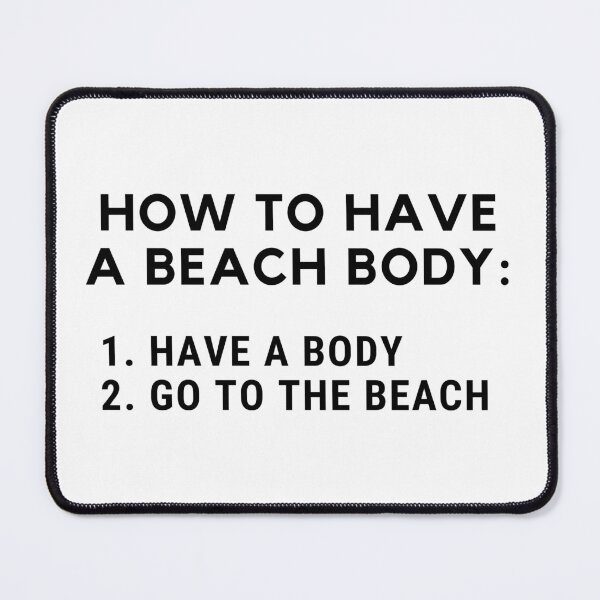 Item preview, Funny Beach Body Phrase designed and sold by JanesCreations.