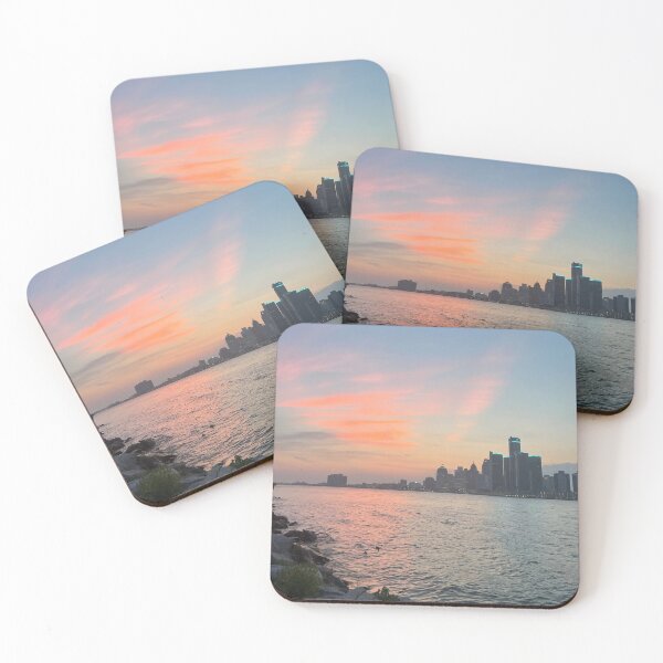 Item preview, Windsor, Ontario Sunset Overlooking Detroit, Michigan designed and sold by jessicaleah15.