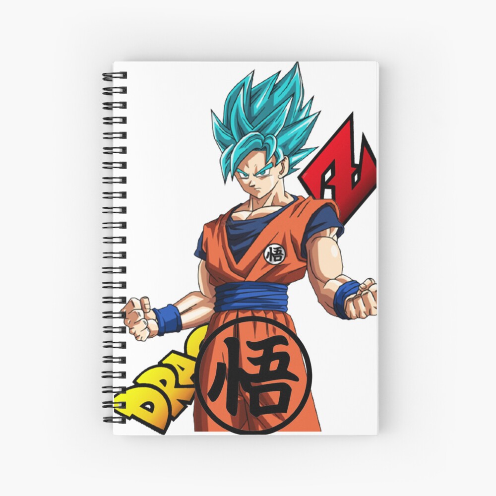 Goku artwork! Spiral Notebook for Sale by requiem147978