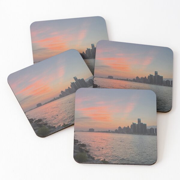 Item preview, Windsor, Ontario Sunset Overlooking Detroit, Michigan designed and sold by jessicaleah15.