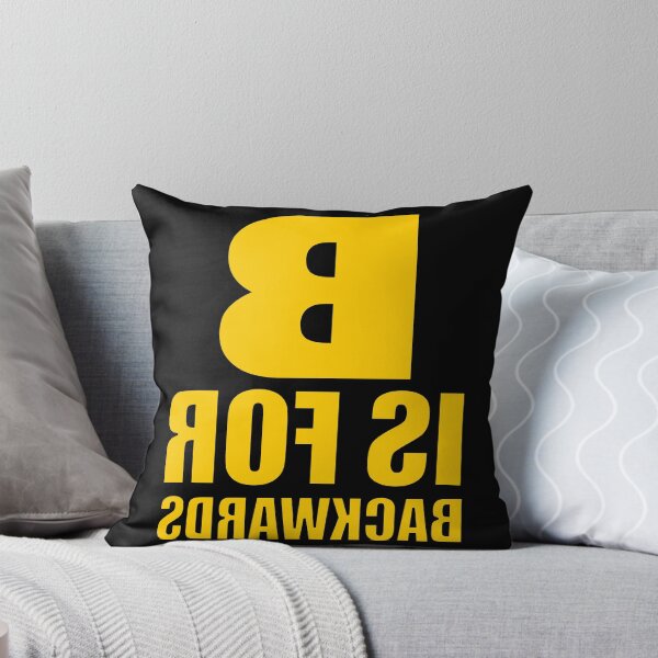 Item preview, B Is For Backwards Golden Yellow designed and sold by artfulnotebook.