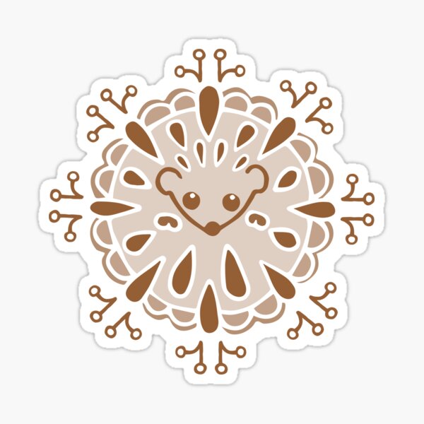 Item preview, Hedgehog Paisley_Moka designed and sold by miavaldez.