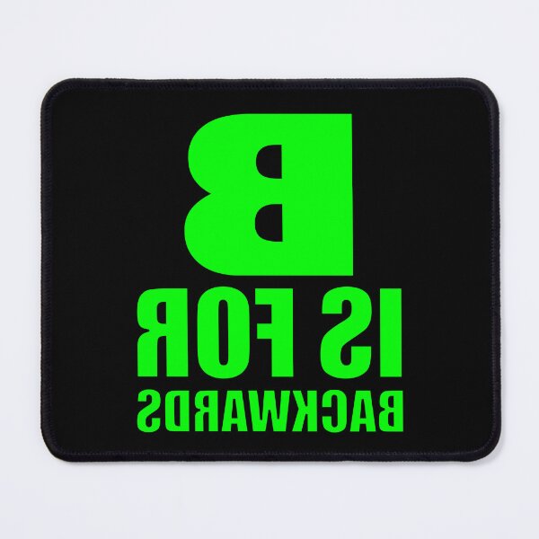 Item preview, B Is For Backwards Lime Green designed and sold by artfulnotebook.