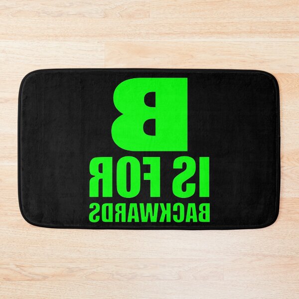 Item preview, B Is For Backwards Lime Green designed and sold by artfulnotebook.