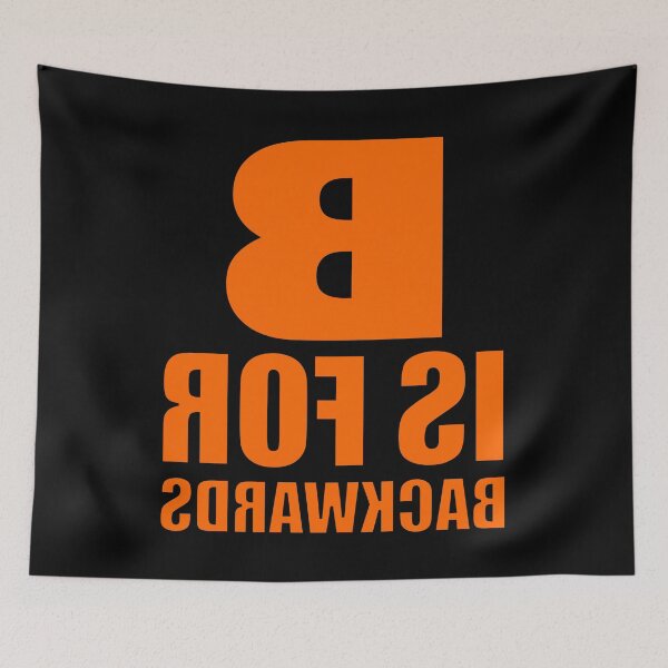 Item preview, B Is For Backwards Orange designed and sold by artfulnotebook.
