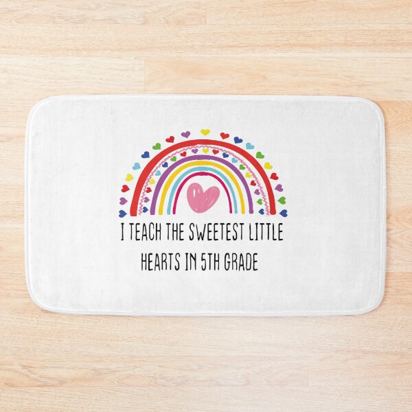 Item preview, I TEACH THE SWEETEST LITTLE HEARTS IN 5TH GRADE designed and sold by KHABIRITI.