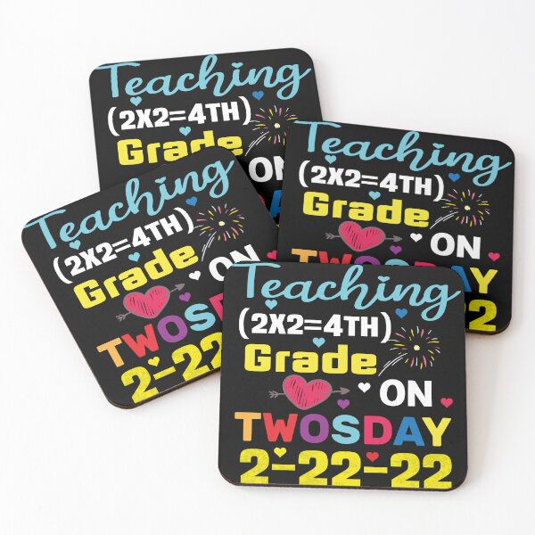 Item preview, TEACHING (2X2=4TH) GRADE ON TWOSDAY 2-22-22 designed and sold by KHABIRITI.