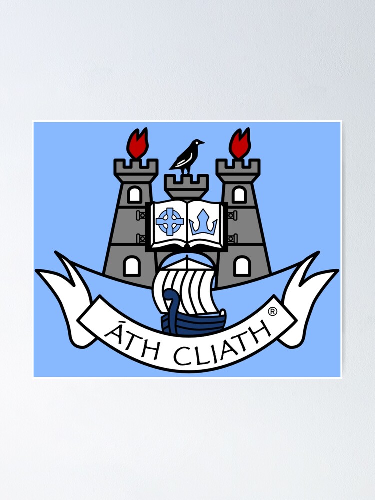 "Dublin GAA Logo" Poster for Sale by Shav Redbubble