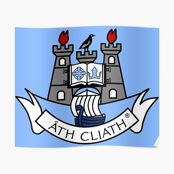 "Dublin GAA Logo" Poster for Sale by Shav Redbubble