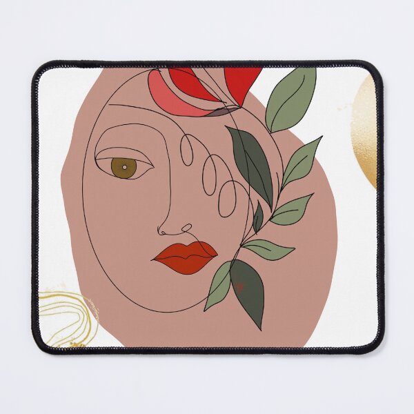 Item preview, Funky Abstraction Style Art Face designed and sold by Layla Art.