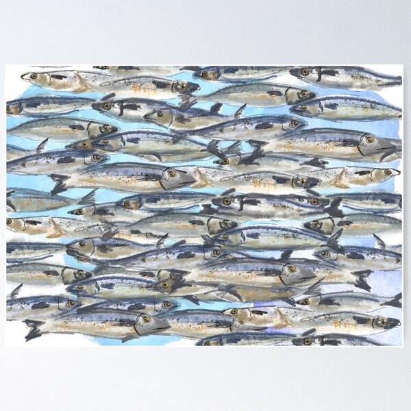 Item preview, sardines designed and sold by BigAndBug.