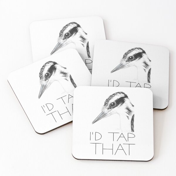 Item preview, I'd Tap That (Hairy Woodpecker) designed and sold by LauraWolfArtist.