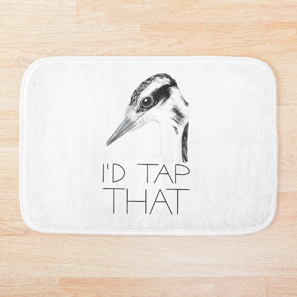 Item preview, I'd Tap That (Hairy Woodpecker) designed and sold by LauraWolfArtist.