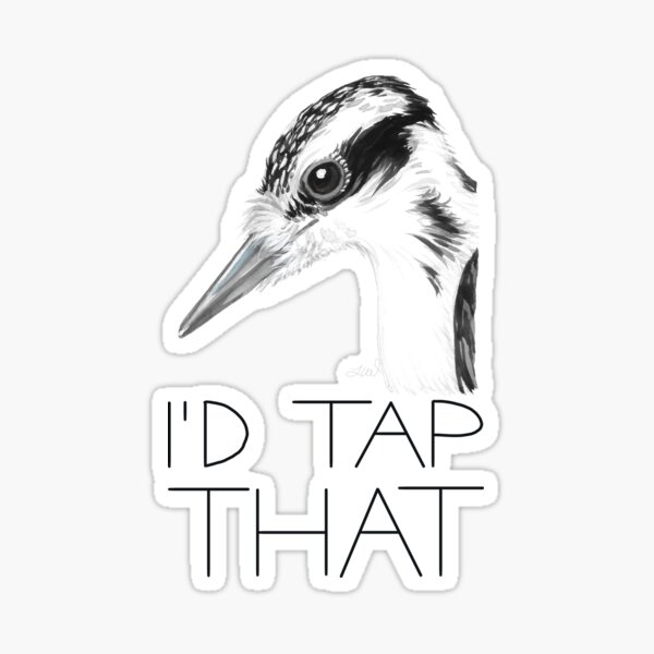 Item preview, I'd Tap That (Hairy Woodpecker) designed and sold by LauraWolfArtist.