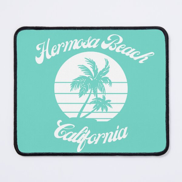 Item preview, Hermosa Beach California (White + Seafoam) designed and sold by Just-Basic.