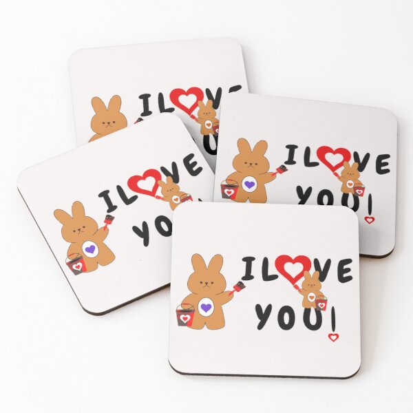 Item preview,  Spoiled rabbit I Love YOU   designed and sold by sofiazazi.