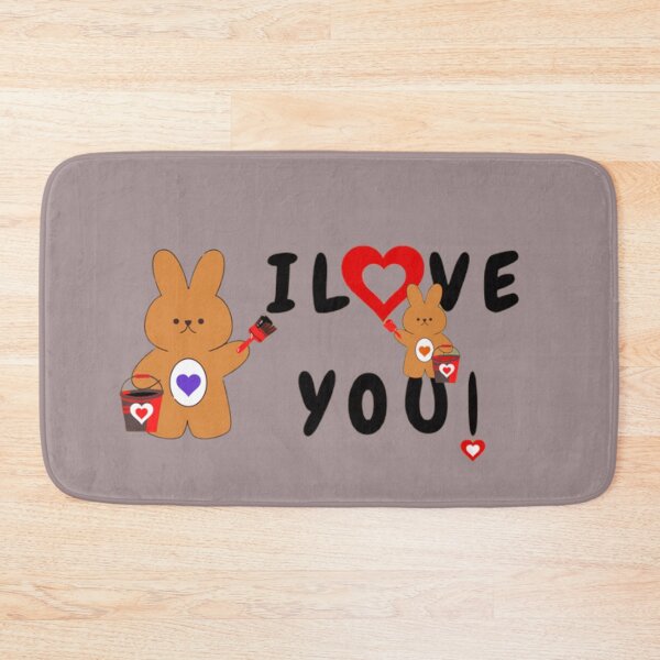 Item preview,  Spoiled rabbit I Love YOU   designed and sold by sofiazazi.