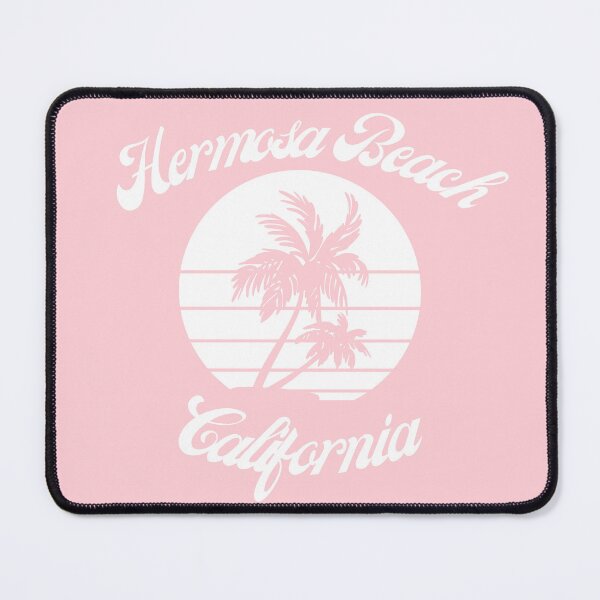 Item preview, Hermosa Beach California (White + Light Pink) designed and sold by Just-Basic.