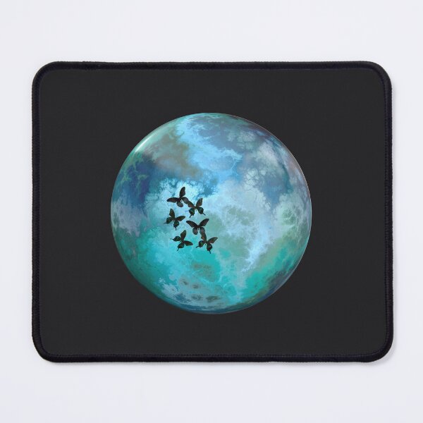 Item preview, Magical Blue Moon and Beautiful Butterflies designed and sold by cerenalkan.