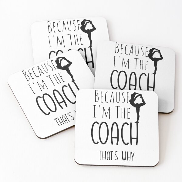 Item preview, Because I'm The Coach That's Why funny gift for gymnastics coaches designed and sold by LouzaArte.