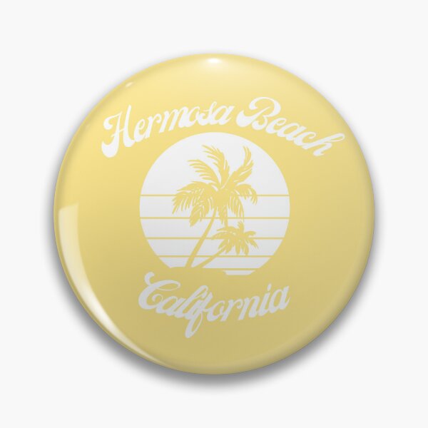Item preview, Hermosa Beach California (White + Yellow) designed and sold by Just-Basic.