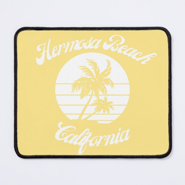 Item preview, Hermosa Beach California (White + Yellow) designed and sold by Just-Basic.