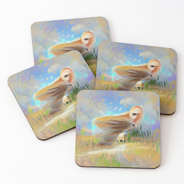 Item preview, Barn Owl designed and sold by BrokeCoffeeSnob.