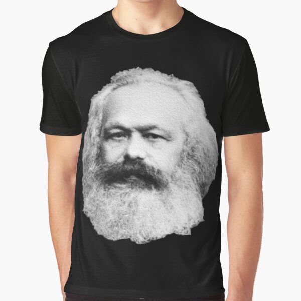 Vista previa del artículo con la obra «Carlos Marx», diseñado y vendido por OldThings.