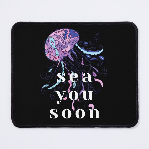 Item preview, Pretty Purple Jellyfish Sea You Soon designed and sold by JanesCreations.