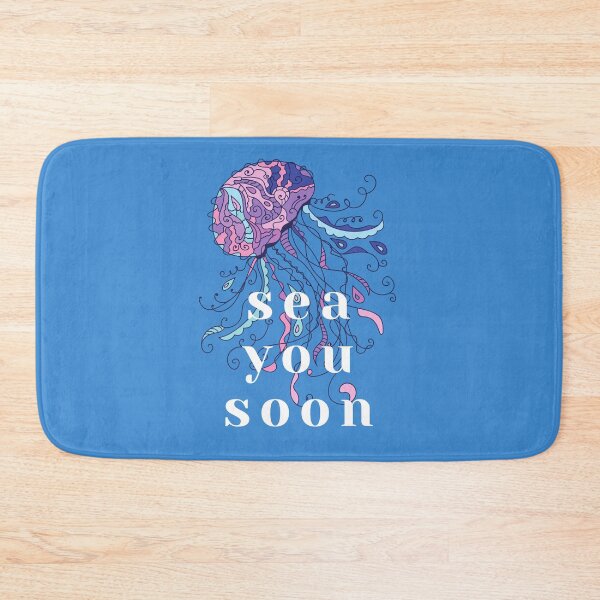 Item preview, Pretty Purple Jellyfish Sea You Soon designed and sold by JanesCreations.