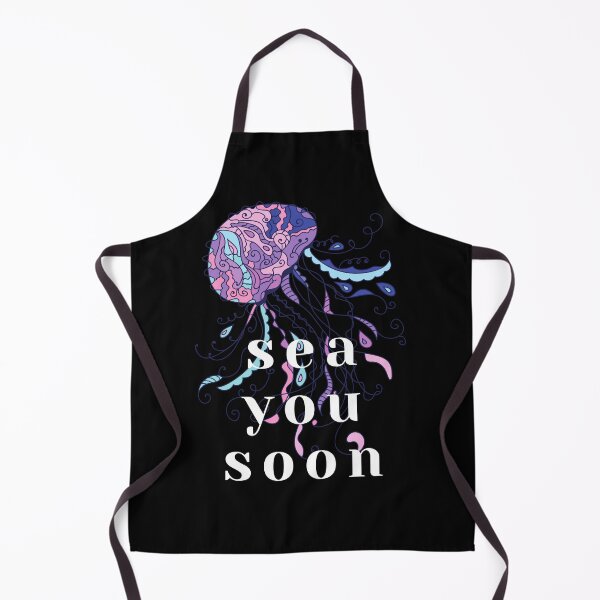 Item preview, Pretty Purple Jellyfish Sea You Soon designed and sold by JanesCreations.