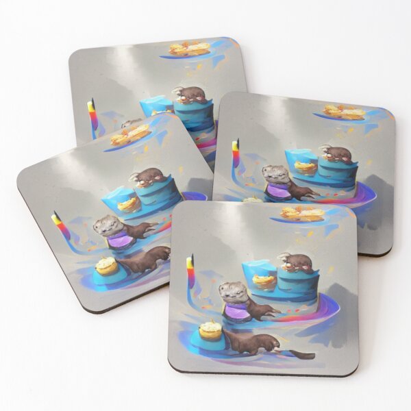 Item preview, Otters_with_Cake designed and sold by BrokeCoffeeSnob.