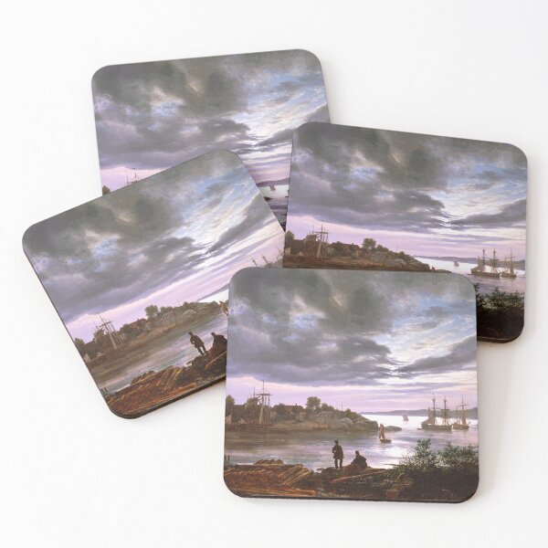 Item preview, Johan Christian Dahl - Larvik by Moonlight designed and sold by Geraldo Garcia.