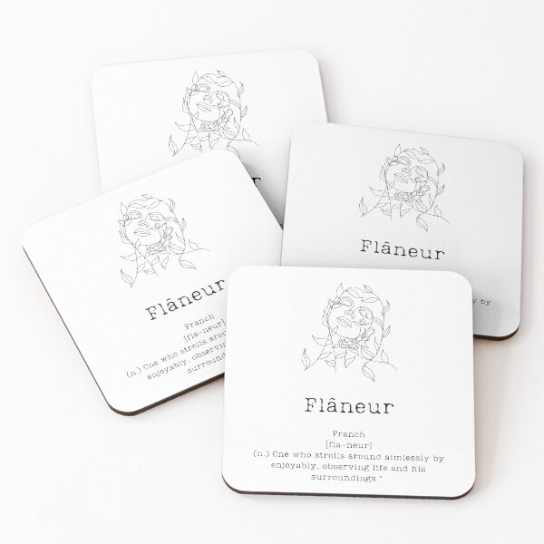 Item preview, Flâneur - "Observing life" designed and sold by BookberryGarden.